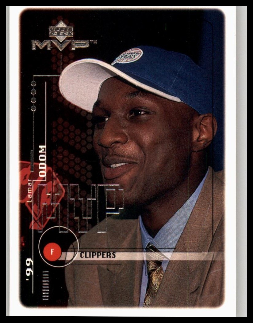 1999-00 Upper Deck MVP #218 Lamar Odom Silver Script