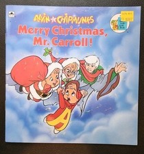 Vtg 1990 Golden Story Book Alvin  The Chipmunks Merry Christmas NEW