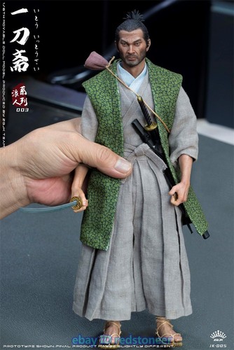 ZGJKTOYS Ito Ittosai 1/6 Modellino Guerriero Giappone Maschio Collezione 12'' - Foto 2 di 6