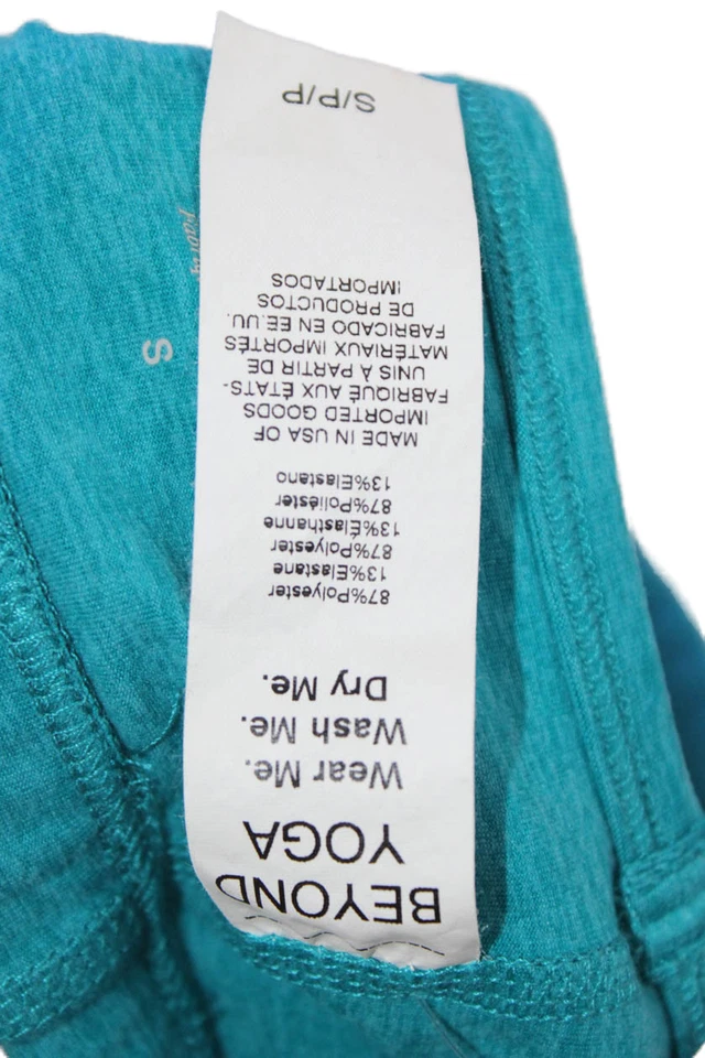 Beyond Yoga Women's Scoop Neck Athletic Workout Sport Bra Green Size S - Image 3 of 4