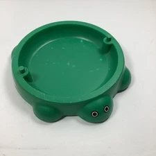 Little Tikes Dollhouse Size Green Turtle Sandbox No Lid Toy Vintage 1980s