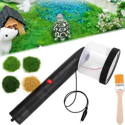 Mini Statik Grasapplikator Vier Farben Mini Beflockungsmaschine Gras Applikator