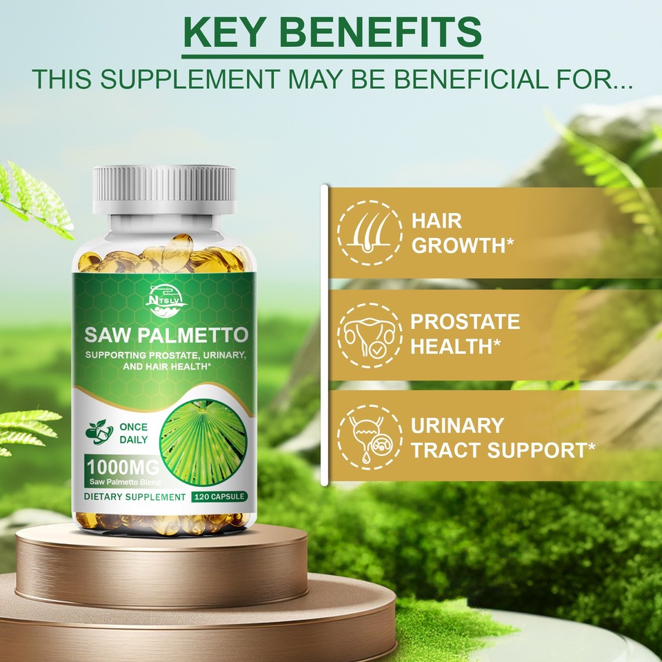 Bronson Saw Palmetto 1000 MG | Prostate & Urinary Health Support | Non GMO | 100 Vegetarian Capsules | Buy Now With Express International Delivery - Foto 12
