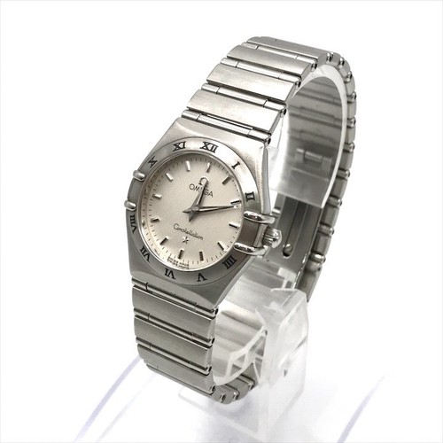 Omega Constellation Quartz 795.1201 Silver Dial Watch Ladies A...