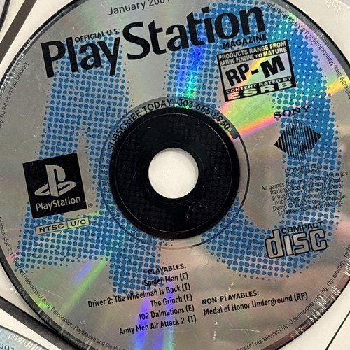 9 Official U.S. PlayStation Magazine Demo Discs (2000–2002) – 8 Sealed - Picture 3 of 17