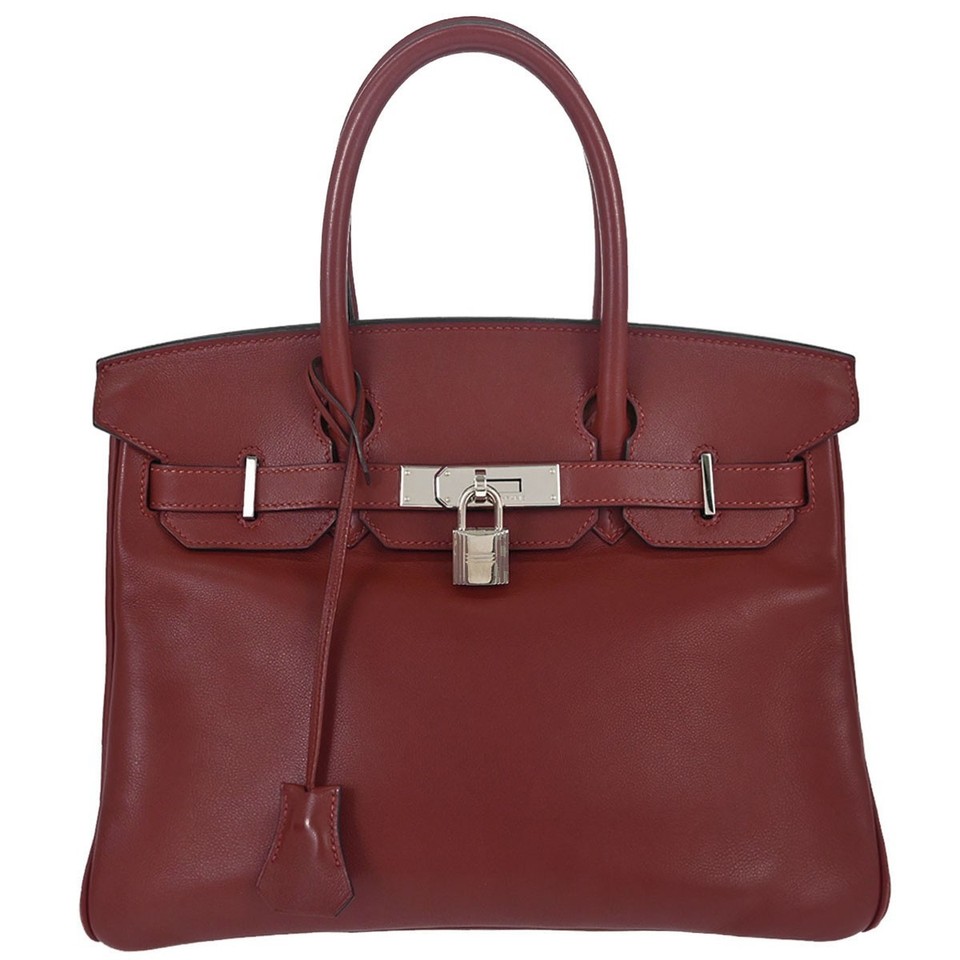 Hermes Rouge H Swift Birkin 30 Handbag □N U92 118075