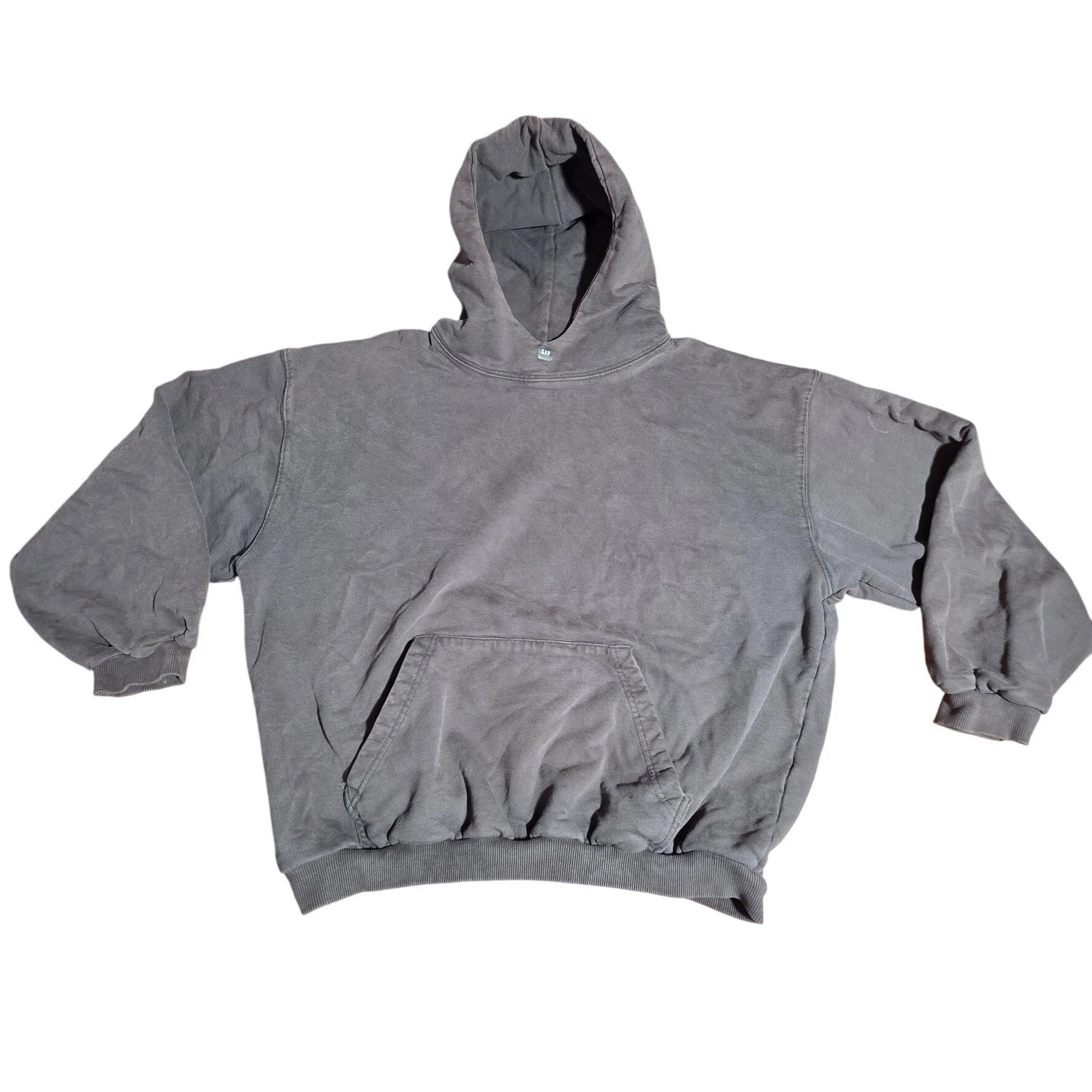 Yeezy Gap Engineered by Balenciaga Dove Shrunken Hoodie Washed Black Medium