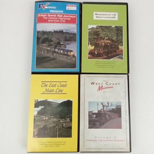 East / West Coast Mainline Great Eastern Central Highlands TRAINS OOP VHS Used