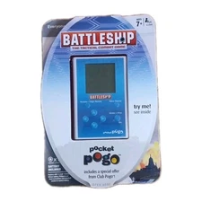 Battleship Electronic Handheld Pocket Pogo Video Game... New Old Stock