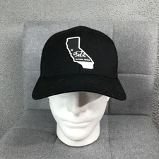 Branded Bills Hat Cap Fitted Mens Small Medium Black California Republic Flexfit