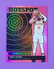 2024-25 Panini Obsidian | PINK FLOOD HOTSPOT INSERT #15 | TRAE YOUNG *(#/49)*