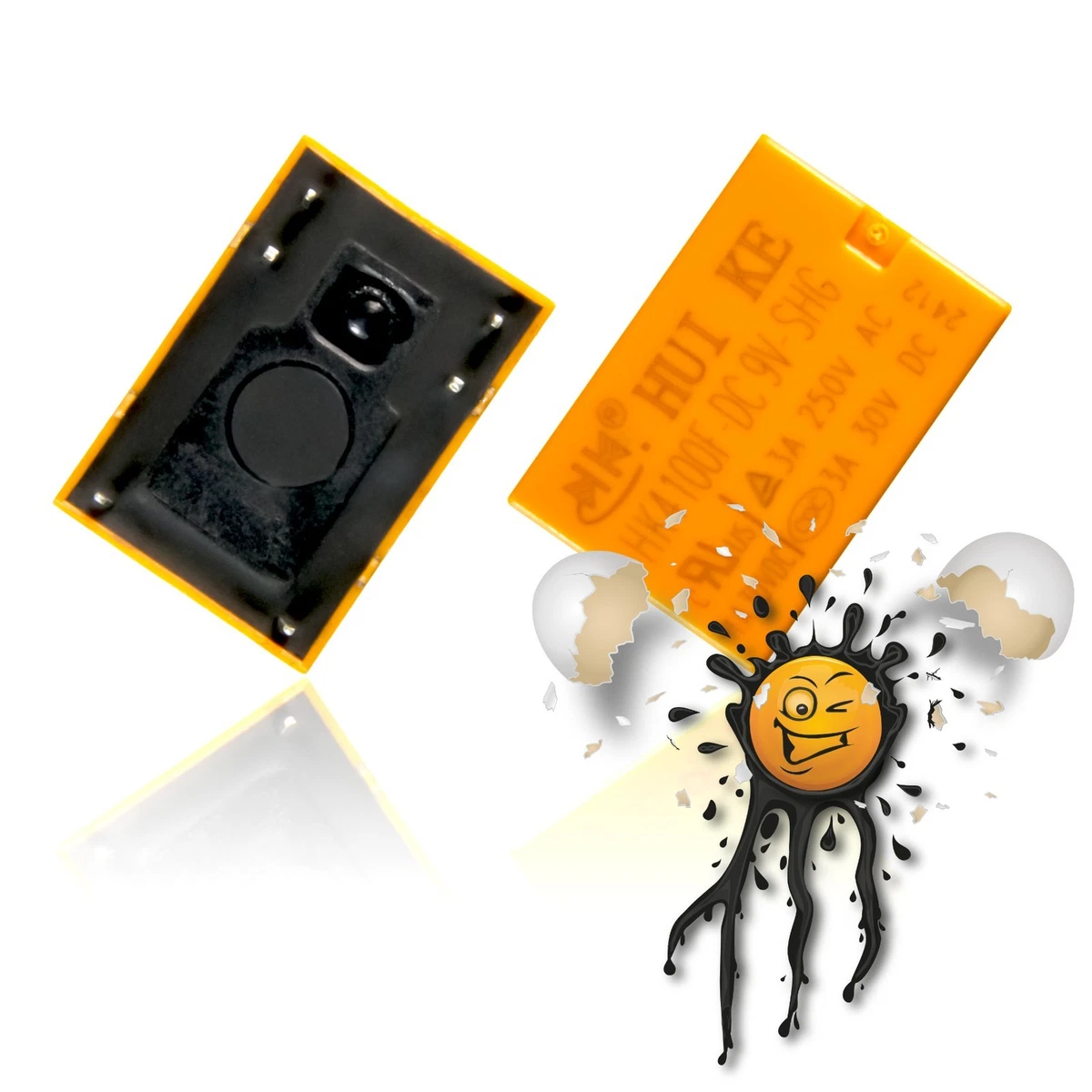 2 STÜCKE Relais 6PIN 3A 3V 5V 9V 12V 24V(HK4100F-DC3V-SHG 2 STÜCKE Relais 6PIN 3A 3V 5V 9V 12V 24V(HK4100F-DC3V-SHG