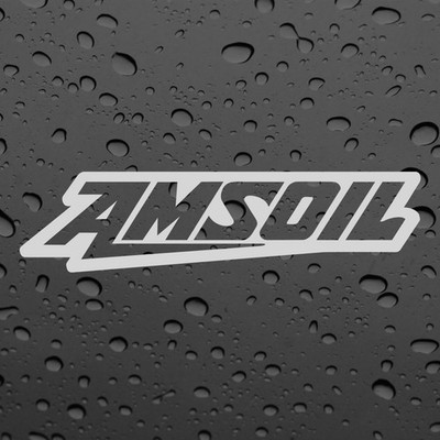 AMSOIL X2 PAAR AUFKLEBER WEISS GRAFIK DECAL STICKER RENNBAHN JDM JAP CAR
