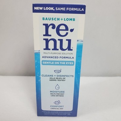 Bausch + Lomb re-nu Advanced Formula Multi-Purpose Solution 12oz Exp 2026-04-01