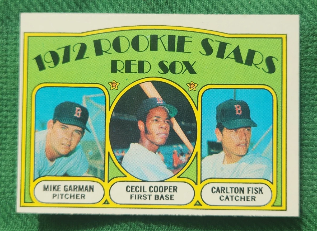 Topps Cecil Cooper Baseball 1972 Season Sports Trading Cards 