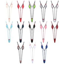 Women Extreme Micro Swimsuit One Piece Swimwear Bows Monokini Bikini Lingerie