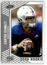 Carter Stanley 2020 SAGE HIT Silver Kansas Jayhawks #3