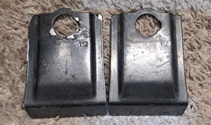 2 Yakima Q112 clips clip use with Q Tower round bar roof rack 112