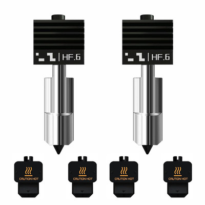 Bamboo Lab 2-Pack Hardened Steel Nozzle Set for H2S/H2D Laser (0.6mm)