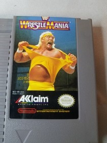 WWF WrestleMania (Nintendo Entertainment System 1988) NES autentico testato (WWE)
