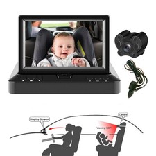 4.3" HD Screen DVR Monitor Rear View Camera Car Back Seat Baby with Belt System