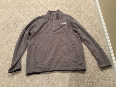 Merrell Heather Gray Quarter Zip Sweater Wicking Outdoors Mens Size XL BRAND NEW