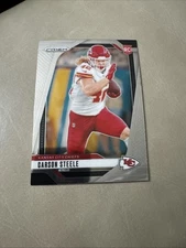 2024 Panini Prizm Carson Steel Base Rookie Card- #377 RC Kansas City Chiefs