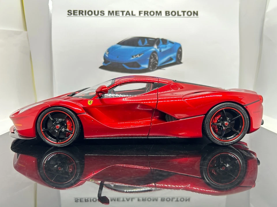BBR BBR1822H8 FERRARI LA FERRARI DIE CAST 1 OFF SPECIAL FOR LEWIS HAMILTON 1:18 - Image 3 of 4