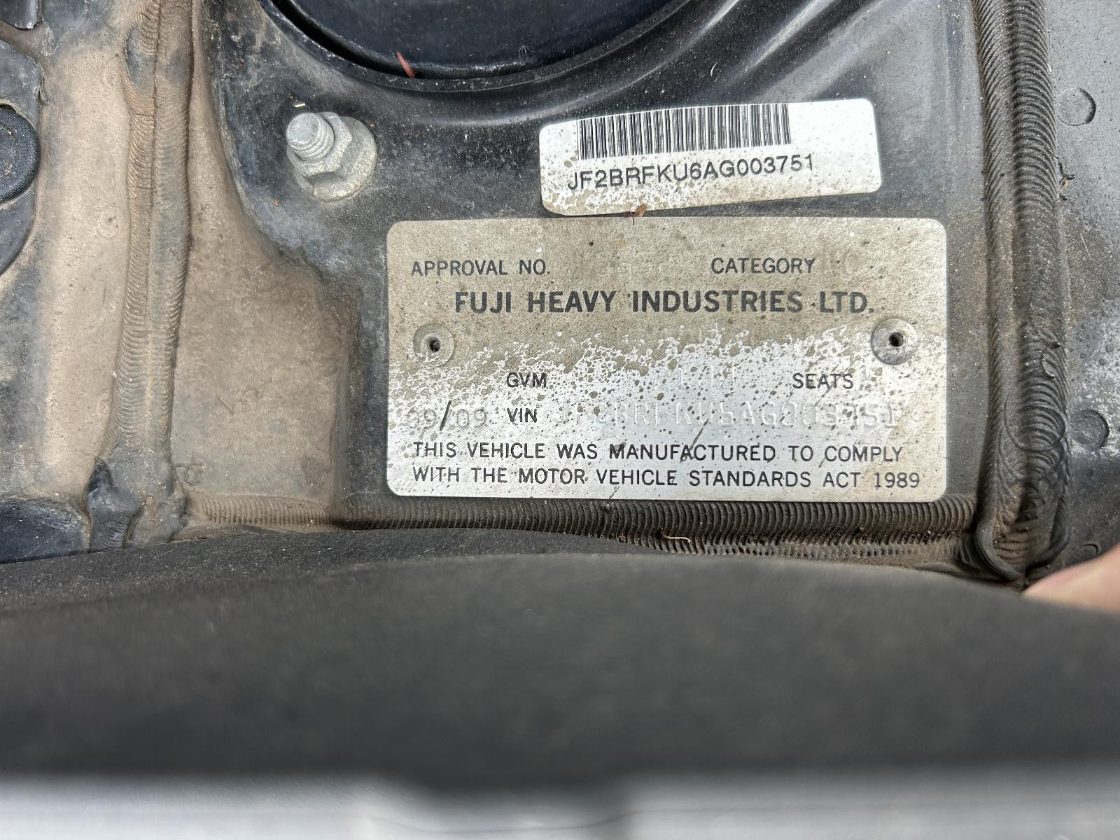 Subaru Outback Brake Booster EZ36 05/2009-11/2014 - thumbnail 11