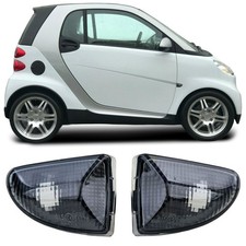 Seitenblinker Blinker Für Smart ForTwo Cabrio Coupe 451 2007-2015 Schwarz Smoke