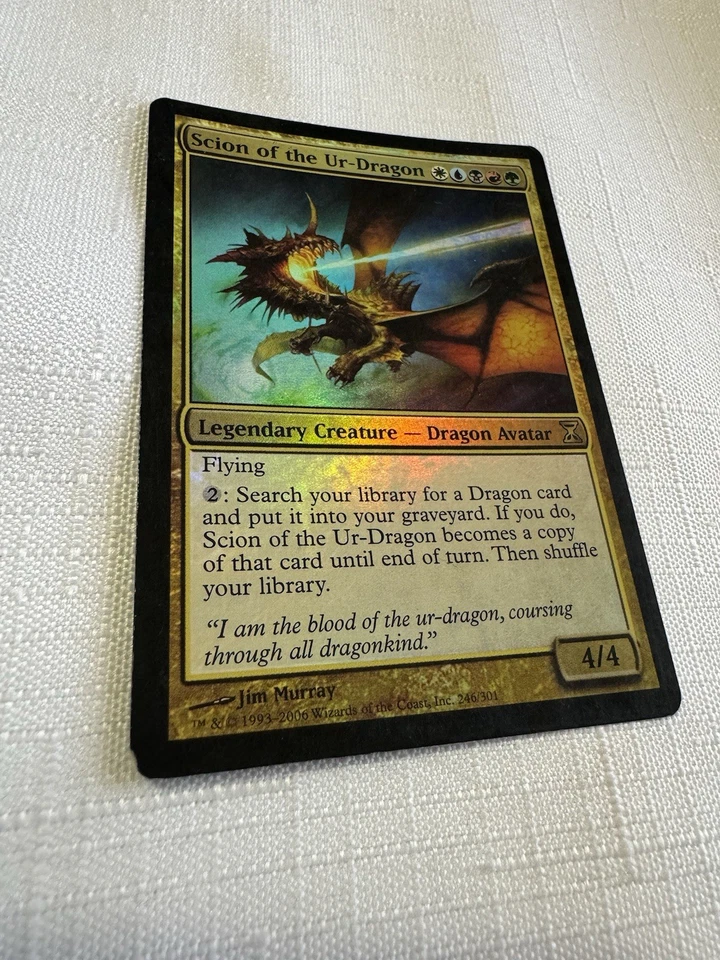 Scion of the Ur-Dragon (FOIL) Time Spiral - LP MTG - Image 4 of 4