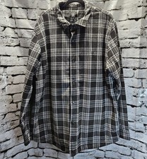VOLCOM Flannel Insulated Jacket Gray And Blac...