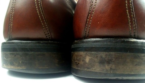 Scarpe Oxford stringate Florsheim da uomo in pelle marrone taglia 11 D - Foto 7 di 12