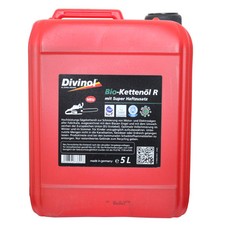 5 Liter Divinol Bio Ketten&ouml;l Kettens&auml;gen&ouml;l S&auml;geketten&ouml;l Motors&auml;gen&ouml;l  Haft&ouml;l