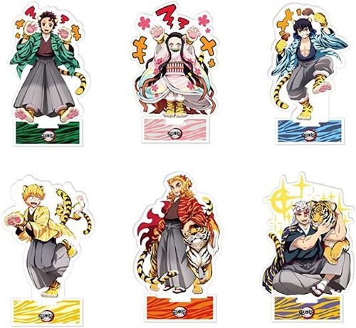 Demon Slayer Acrylic Stand Year of the Tiger Anime 3rd anniv. 6 pc set ufotable