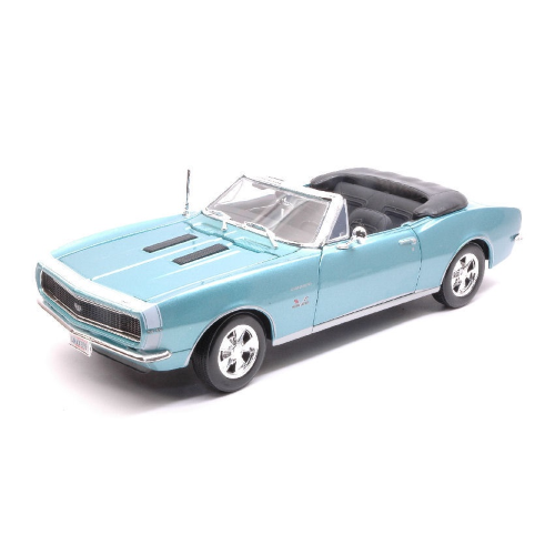 CHEVROLET CAMARO SS 396 1967 METALLIC LIGHT BLUE 1:18 Maisto Auto Stradali - Imagen 3 de 3