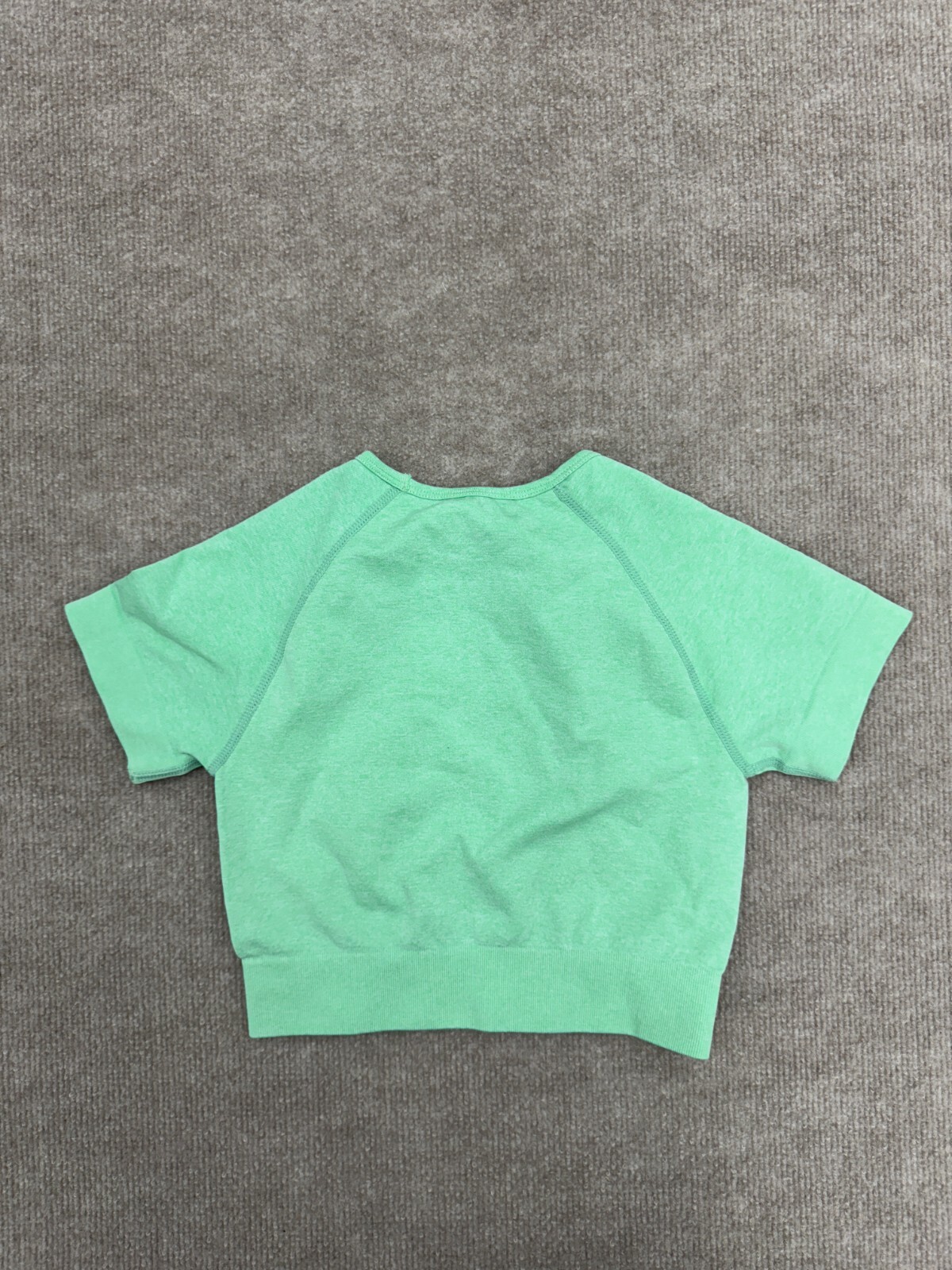 Shein Mint Green Athletic Compression Cropped Tee… - image 2