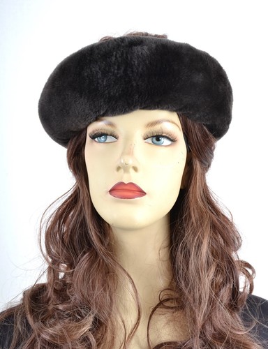 Z250 GESCHORENES NERZ STIRNBAND PELZSTIRNBAND PELZ KOPFBAND - MINK FUR HEADBAND - Picture 2 of 12