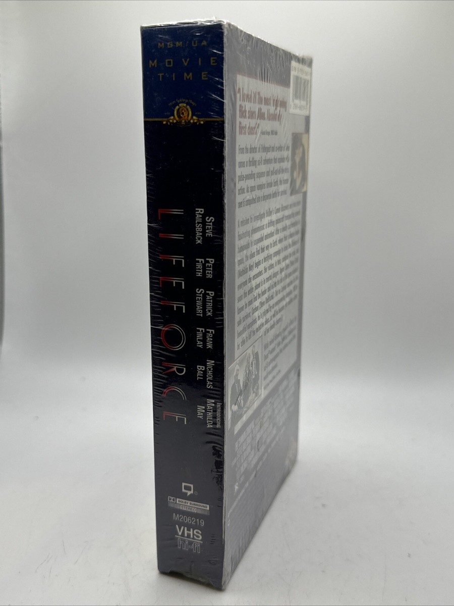 Vintage 1985 Lifeforce VHS Tape Sci-Fi Movie Sealed Patrick