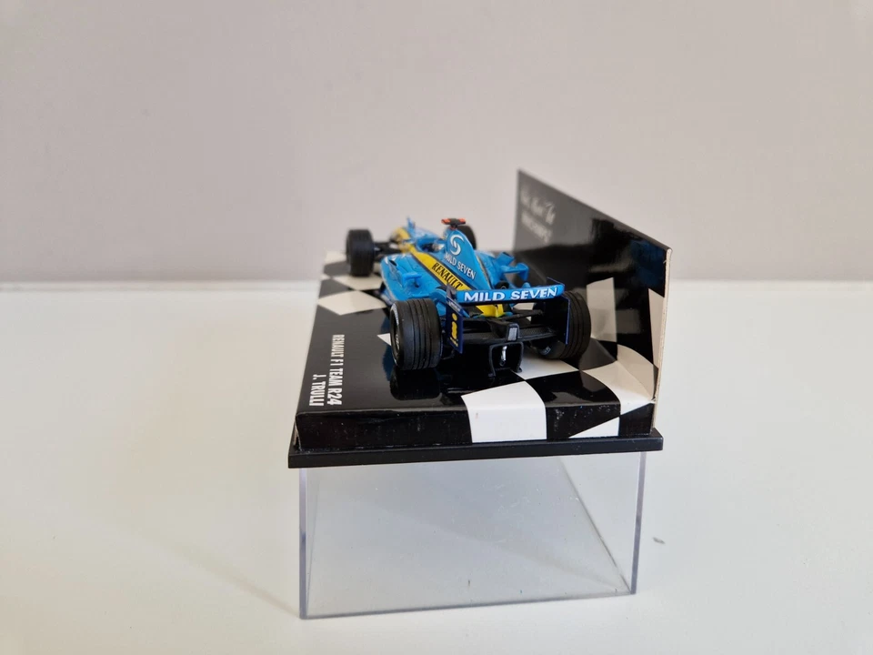 Minichamps 1/43 Mild Seven Renault R24 J. Trulli - 1° Monaco 2004 - 400040007 - Immagine 4 di 4
