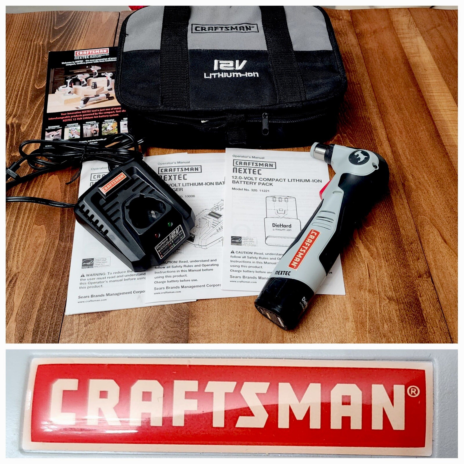 Craftsman Nextec 12V Cordless Right Angle Hammerhead AutoHammer LkNew