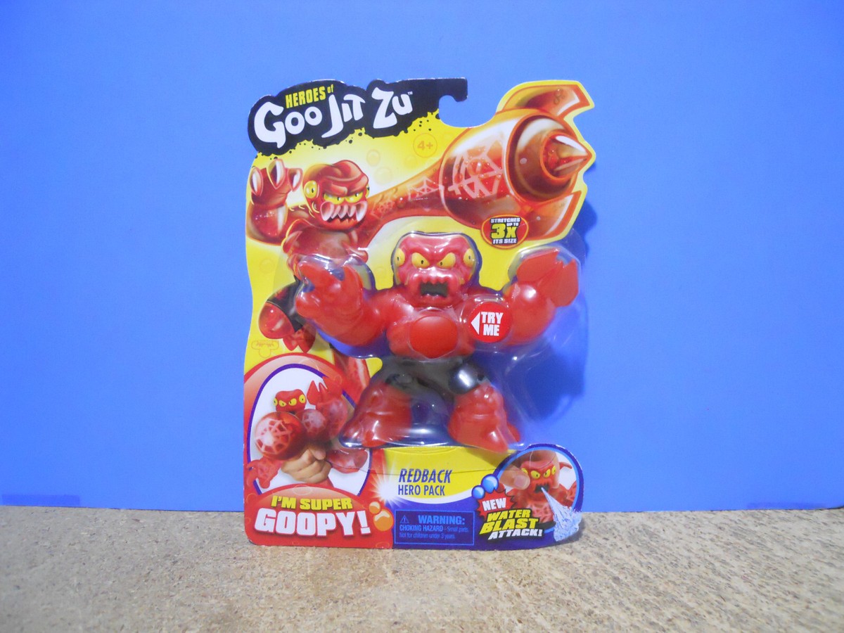 Heroes of Goo Jit Zu Action Figure REDBACK Spider Water Blaster