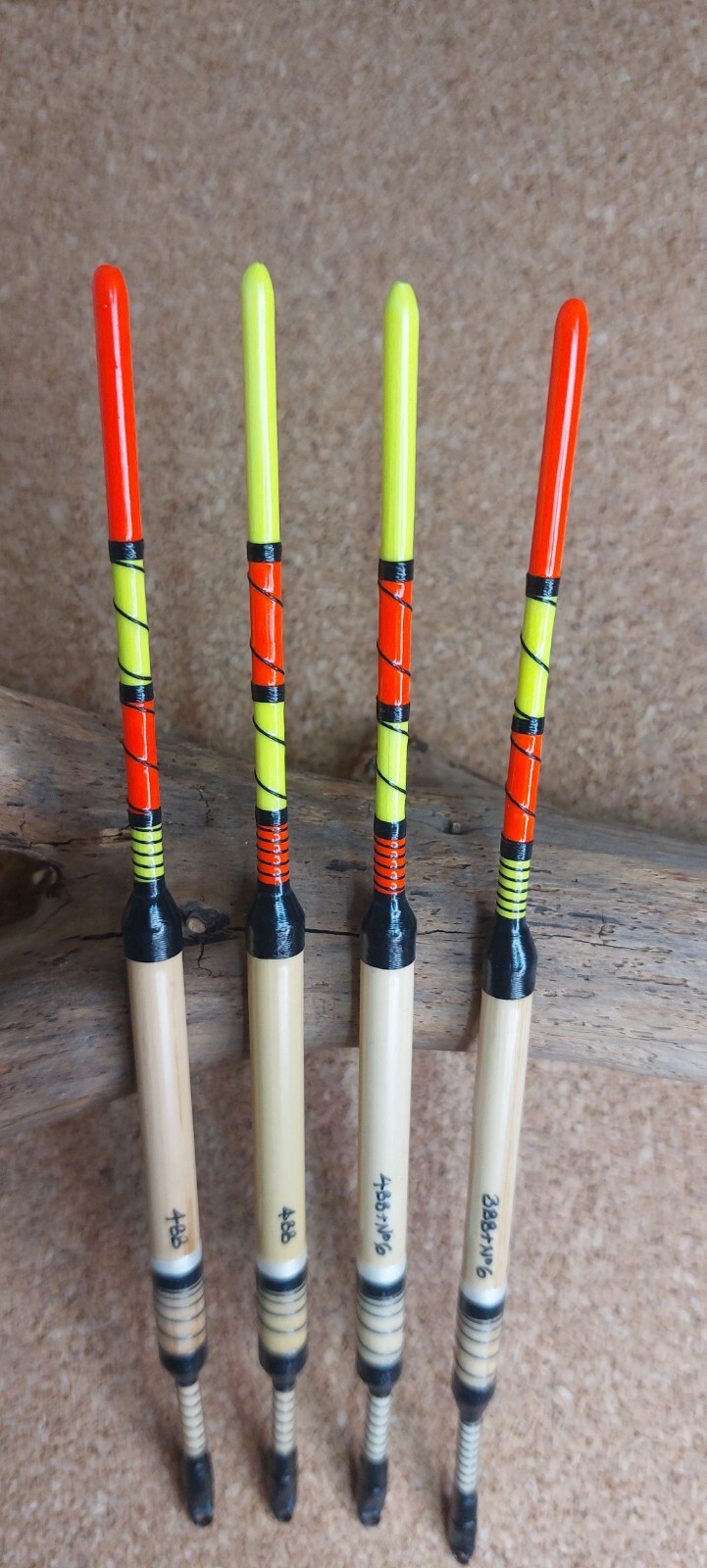 4 X Handmade Waggler/Antenna Style Fishing Floats. (050) eBay