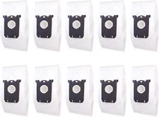 10 Pack Replacement Bags for Electrolux S Bag Eureka OX, Classic EL200F EL8500