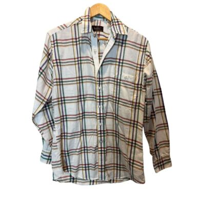 Trekka by Michael Stein size small shirt button down flannel multicolor