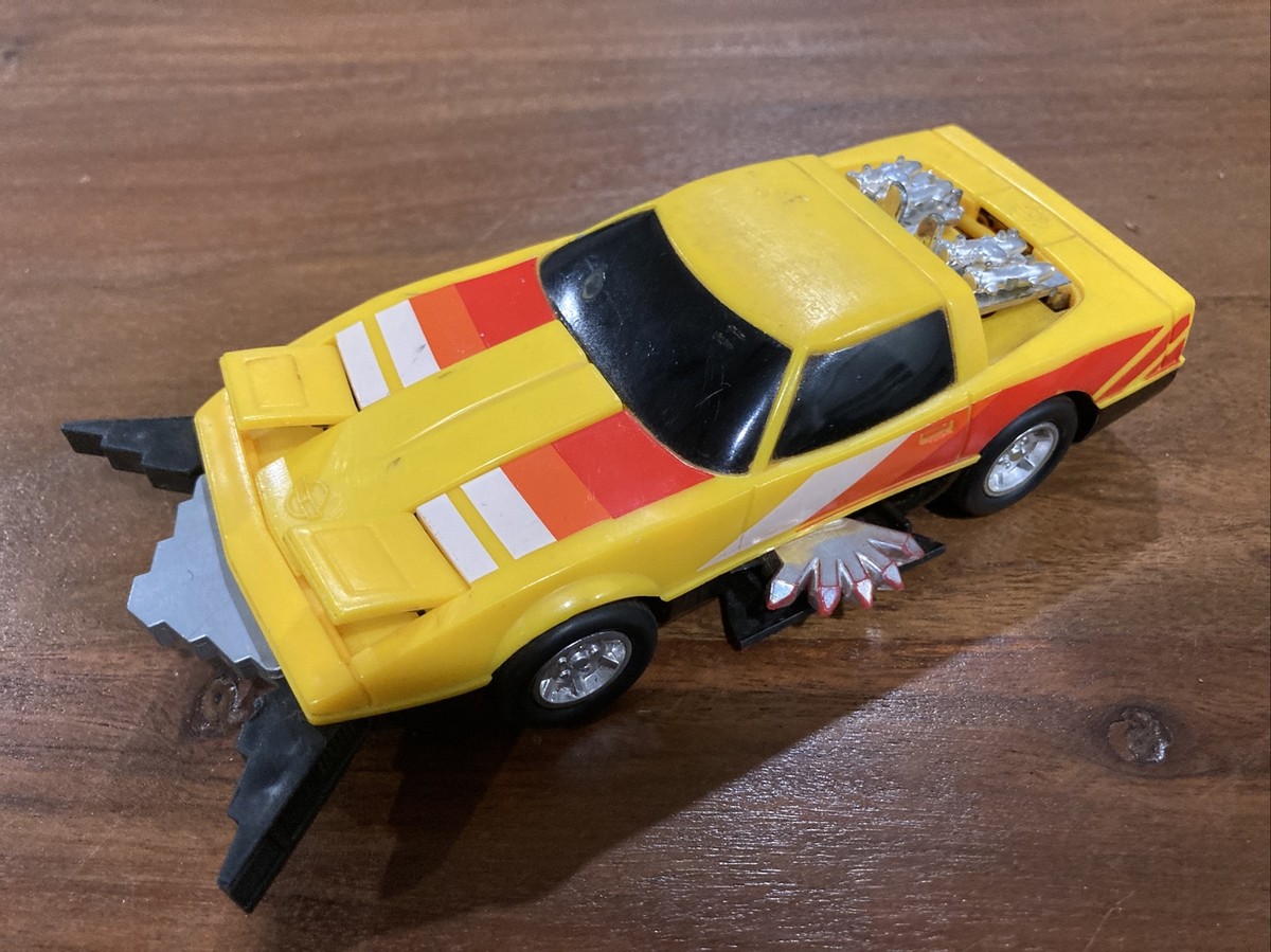 Vintage 1984 LJN Rough Riders Switch Force Yellow Corvette