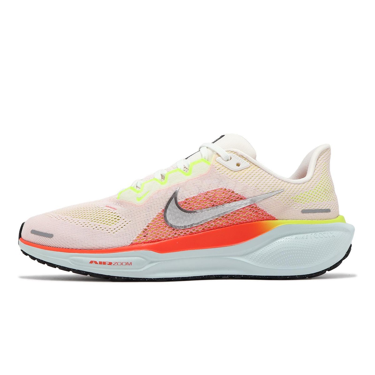 Nike Pegasus 41 White Bright Crimson Men Road Running