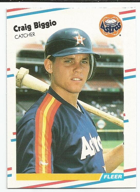 CRAIG BIGGIO 1988 FLEER UPDATE ROOKIE CARD NM-MT CONDITION