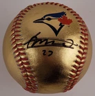 Vladimir Guerrero Jr. Signed OML Gold Baseball (JSA & USA SM COAs)
