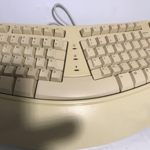 Microsoft Natural Keyboard Elite X03-51764 Ergonomic Wired Keyboard PS/2 Vintage - Picture 5 of 9